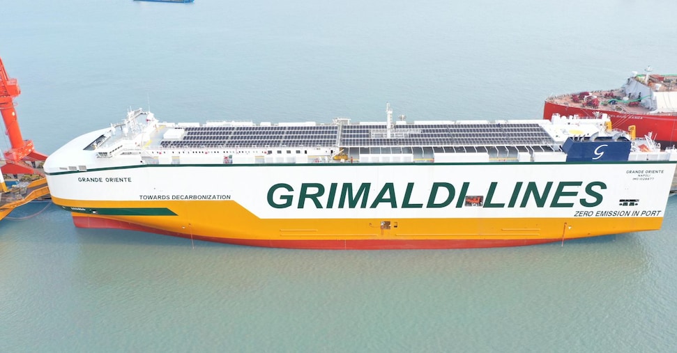 Nuova nave green per il gruppo Grimaldi Nuova nave green per il gruppo Grimaldi