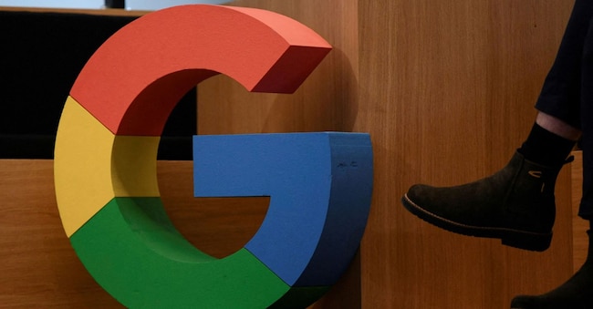 FILE PHOTO: A Google sign is pictured during the company's presentation of a detailed investment plan for Germany outside the Google office in Berlin, Germany, August 31, 2021.  REUTERS/Annegret Hilse/File Photo REUTERS