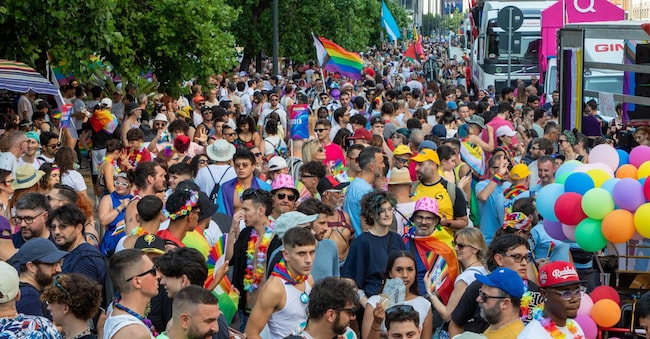 Manifestazione Pride Milano in Partenza da Via Vittor Pisani - Milano (foto Massimo Alberico / LaPresse) LAPRESSE