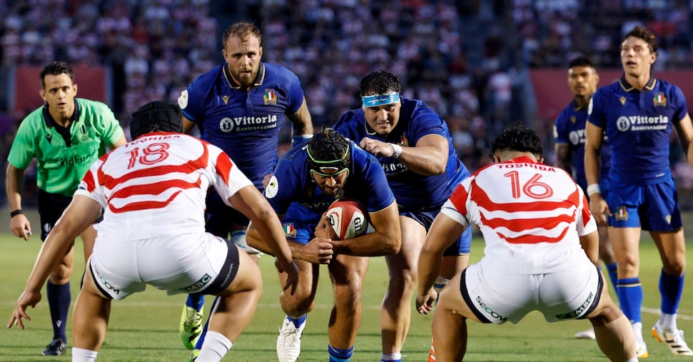 Rugby, brutto inizio di tournée per l’Italia: vince il Giappone 27-10