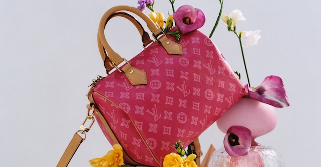 Bauletto Speedy 25 Monogram Anniversary in pelle e tela, LOUIS VUITTON (2.050 €).