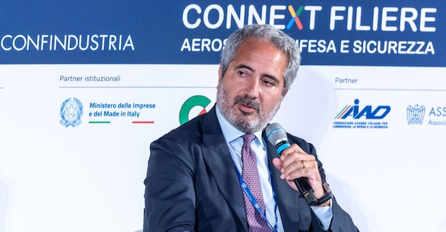 Pierroberto Folgiero CEO Fincantieri in occasione del convegno “Connext Filiere. Aerospazio, Difesa e Sicurezza”. Confindustria,  Roma Mercoledì 24 Giugno  2026  (photo by Mauro Scrobogna / LaPresse)

Pierroberto Folgiero CEO Fincantieri on the occasion of the “Connext Filiere conference. Aerospace, Defense, and Security”. Confindustria, Rome, Wednesday June 24 2026  (photo by Mauro Scrobogna / LaPresse) LAPRESSE