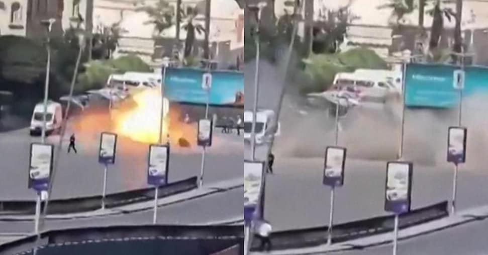 Attentato a Damasco durante la visita di Macron