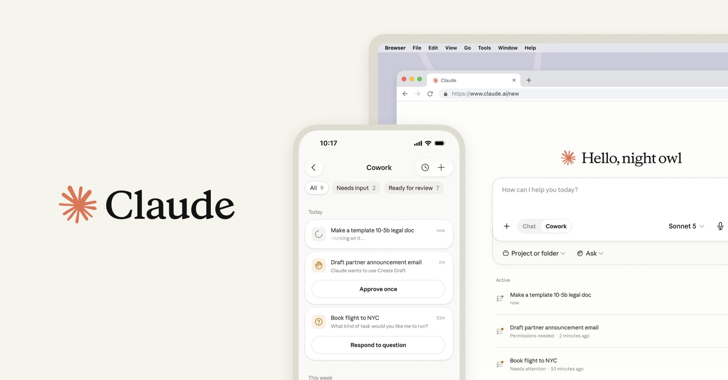 Claude Cowork sbarca su smartphone e web. Anthropic porta l’agente AI fuori dal pc