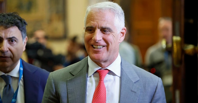 Andrea Orcel, CEO Unicredit durante la presentazione della Relazione annuale della Banca d'Italia a Palazzo Koch, Roma, 30 maggio 2025. ANSA/FABIO FRUSTACI ANSA