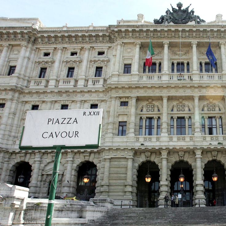 20060418- CDL, CASSAZIONE CONTROLLI RISULTATO OLTRE OGNI DUBBIO Il palazzo di Giustizia sede della Corte di Cassazione a Roma. ALESSANDRO DI MEO / ANSA /JI ANSA