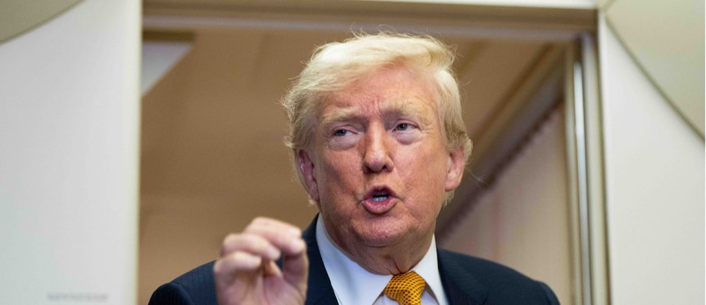 Il Presidente Donald Trump (AP Photo/Alex Brandon) Associate Press/ LaPresse Only Italy and Spain APN
