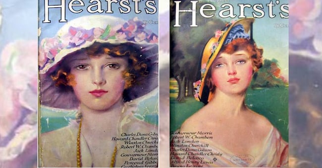 Due cover dei primi anni Venti di Hearst’s Magazine: il gruppo fu fondato dal magnate William Randolph Hearst nel 1887