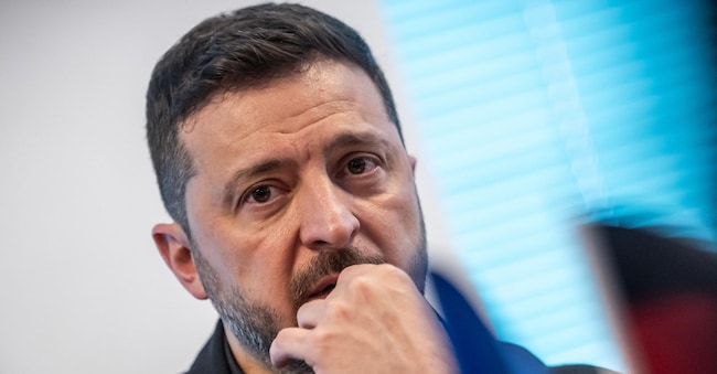 Il presidente ucraino Volodymyr Zelensky.  EPA/Michael Kappeler / POOL EPA