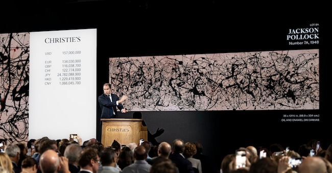 Jackson Pollock sold from Collection of SI Newhouse 
