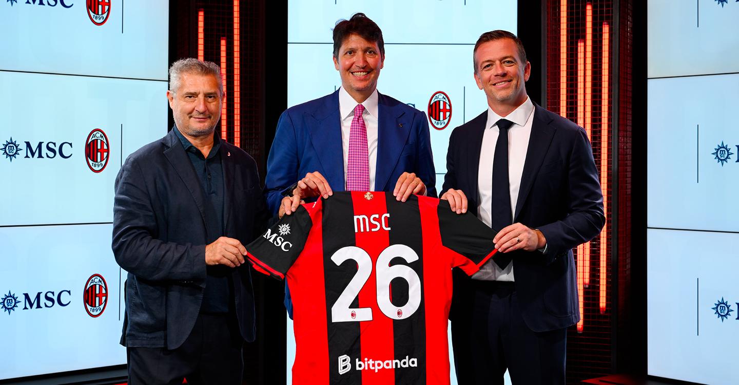 Immagine associata alla notizia: MSC Crociere rinnova l'intesa di marketing con AC Milan