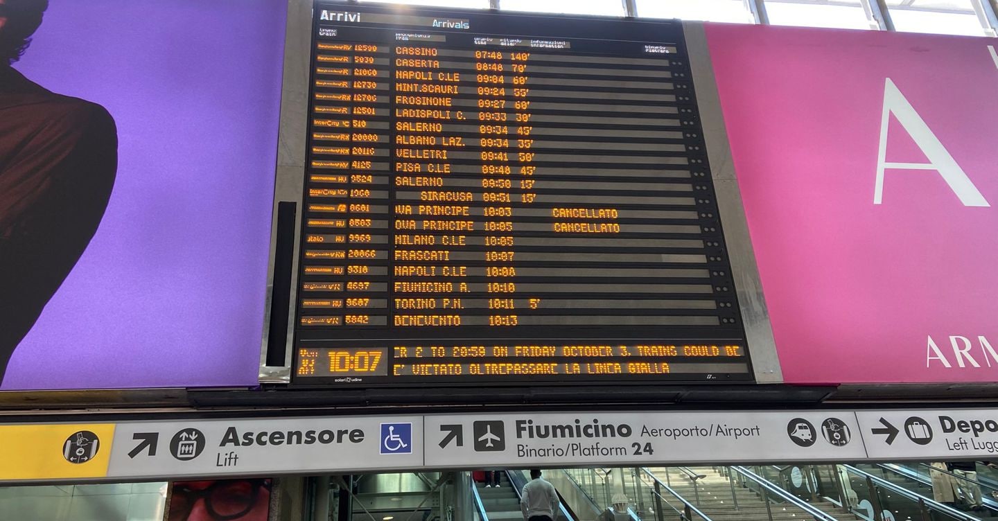 Trasporto ferroviario, sciopero nazionale il 23 e 24 luglio