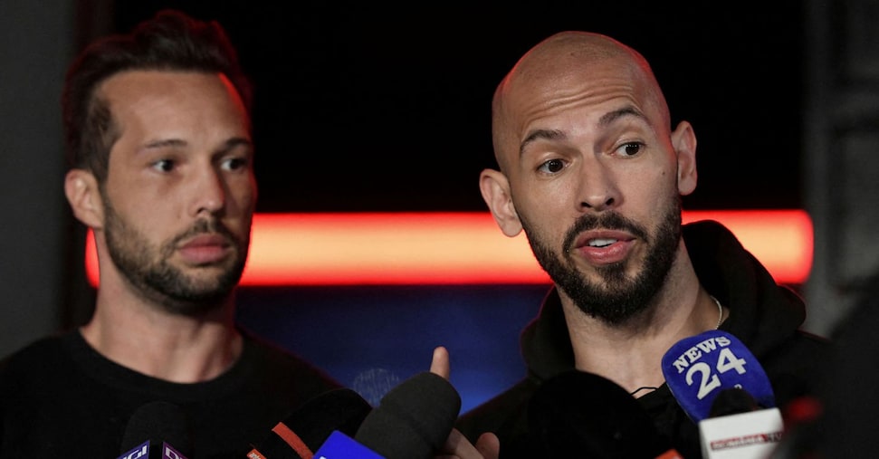 Fratelli Tate arrestati a Miami: l’influencer Andrew incriminato anche per stupro