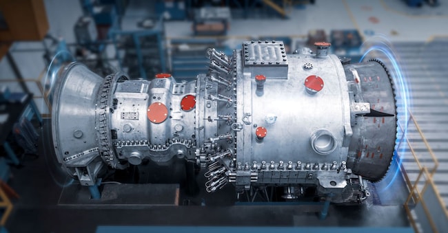La turbina AE64.3A