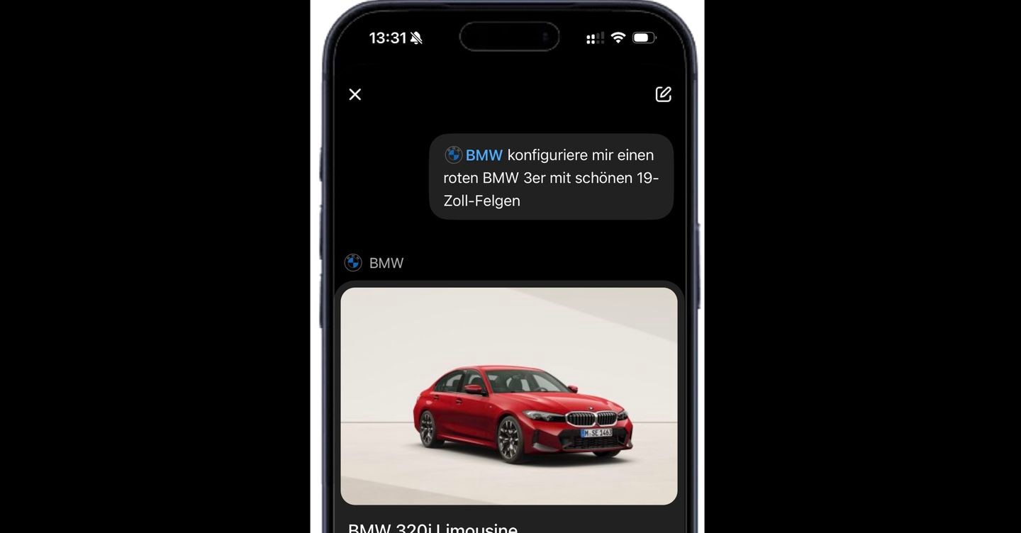 Bmw, ChatGpt rende la configurazione dell’auto più facile