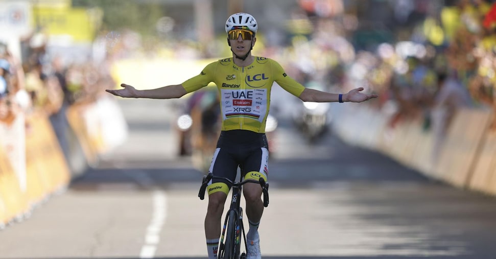 Tour de France, sull’Alpe d’Huez Pogacar batte anche il record di Pantani