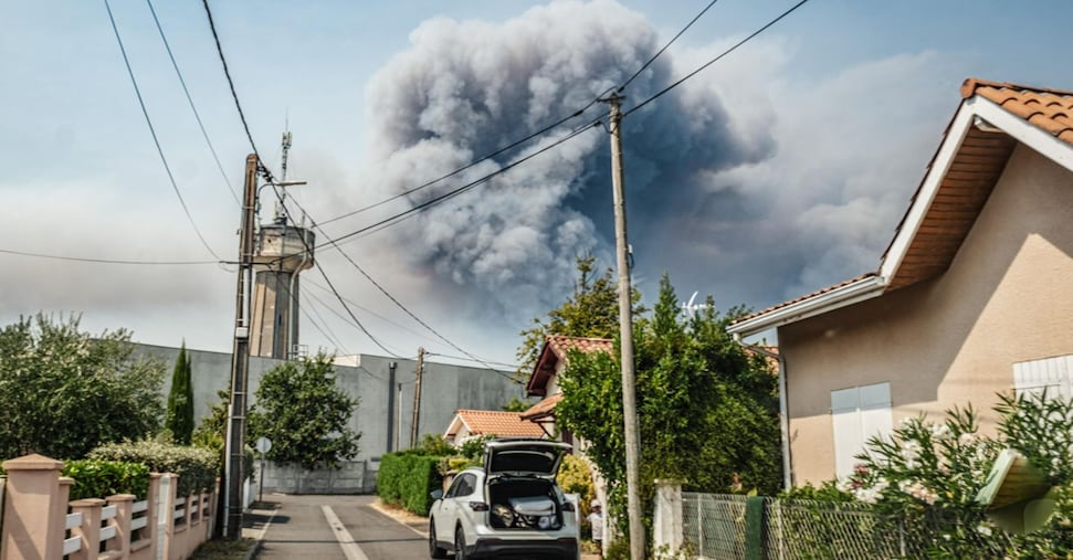 Incendi in Francia e Spagna, evacuate 220mila persone