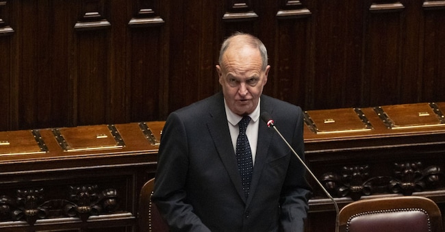 Roberto Calderoli, ministro per gli Affari regionali e le Autonomie della repubblica IMAGOECONOMICA
