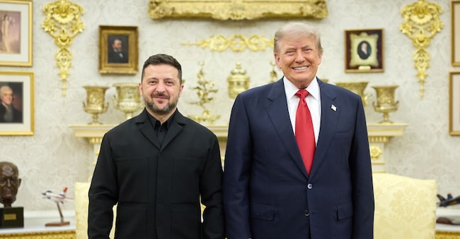 Trump e Zelensky alla Casa Bianca