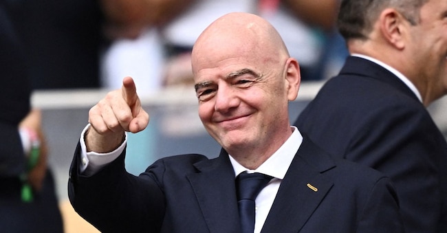 Il presidente della FIFA Gianni Infantino  REUTERS