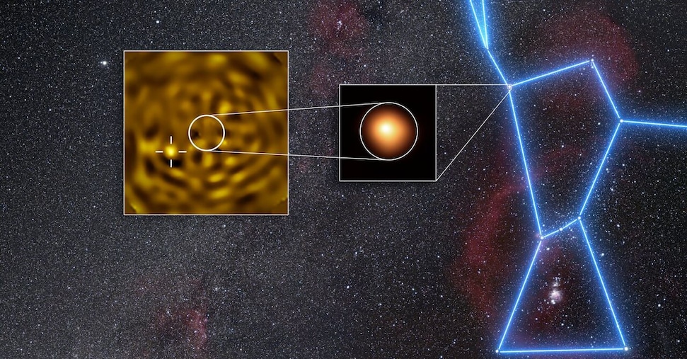 Betelgeuse non è sola: scoperta la stella compagna della gigante rossa