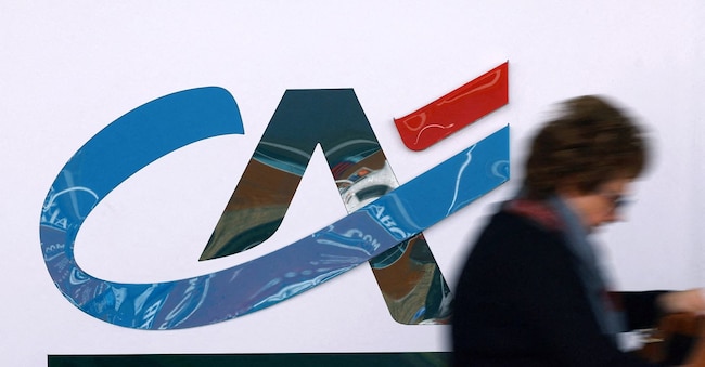Credit Agricole logo  REUTERS