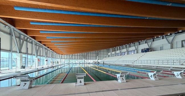 Lo Stadio del nuoto di Taranto