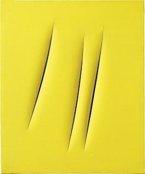 «Concetto spaziale, Attese», 1965-66 di Lucio Fontana Courtesy Sotheby’s
