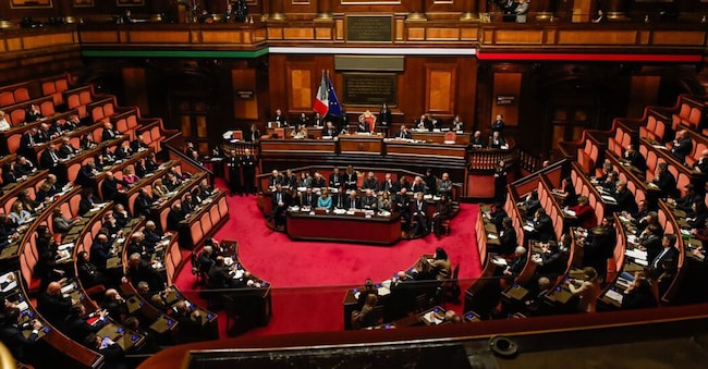 Senato, Roma. ANSA/FABIO FRUSTACI ANSA
