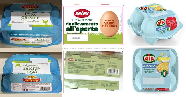 Lotti richiamati di uova ritirate dagli scaffali, perchè contaminate da salmonella 