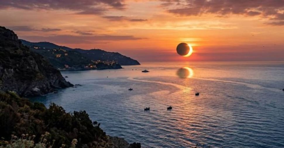 Precisione astronomica e meraviglia visiva: l’eclissi di Sole al tramonto si vedrà anche dall’Italia Precisione astronomica e meraviglia visiva: l’eclissi di Sole al tramonto si vedrà anche dall’Italia