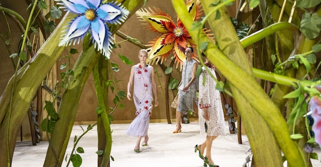 La sfilata Chanel di alta moda di Parigi, nel luglio scorso