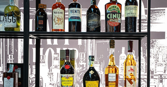 Una selezione di spirits distribuiti da Rinaldi