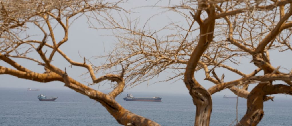 Navi nello stretto di Hormuz. REUTERS/Stringer REUTERS