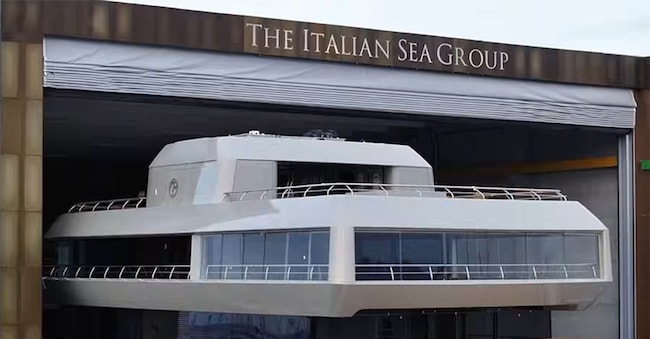 THE ITALIAN SEA GROUP AZIENDA INDUSTRIA NAUTICA PRODUZIONE BARCA BARCHE YATCH IMBARCAZIONI SEDE STABILIMENTO IMAGOECONOMICA