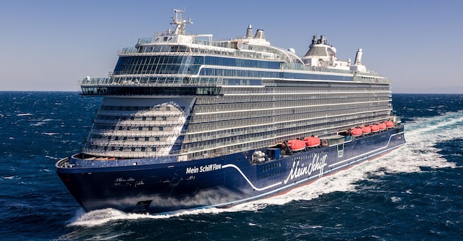 La nave da crociera “Mein Schiff Flow” prodotta da Fincantieri Foto tratta dal sito di Fincantieri