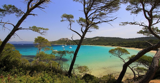 Porquerolles , Plage Notre Dame