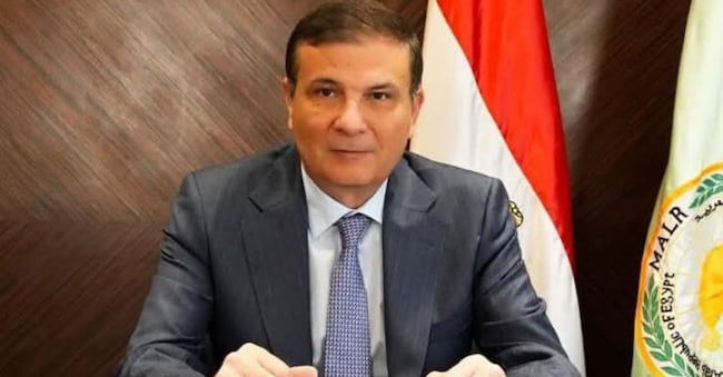 Il ministro egiziano dell’Agricoltura e della Bonifica fondiaria, Alaa Farouk