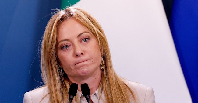 La premier Giorgia Meloni REUTERS