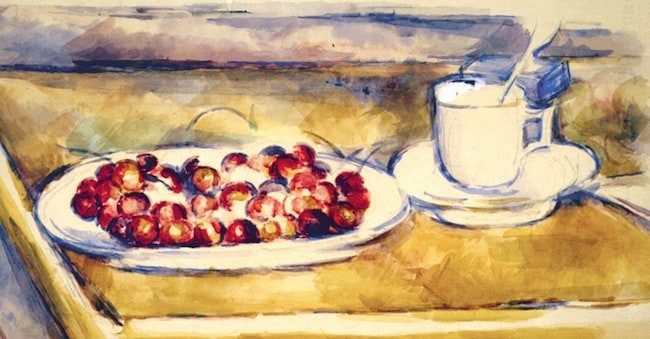 L'opera di Paul Cézanne "Natura morta con ciliegie", rubata dalla collezione della Villa dei Capolavori della Fondazione Magnani Rocca di Traversetolo, Parma, 29 marzo 2026, WEB/FONDAZIONE MAGNANI ANSA