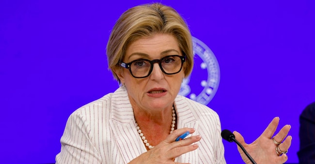 La ministra del lavoro Marina Calderone  (Ansa)