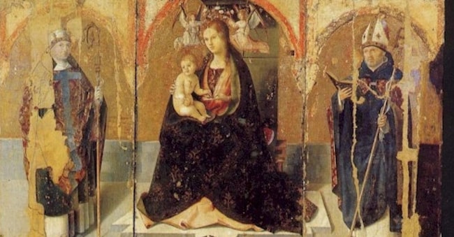 L'opera Madonna del Rosario di Antonello da Messina. Clamoroso furto d'arte nella serata del 15 agosto al MuMe, Museo Regionale Interdisciplinare di Messina. Ladri sono riusciti a introdursi all'interno delle sale espositive eludendo i sistemi di allarme e le protezioni di sicurezza, riuscendo a sottrarre dei capolavori attribuiti al maestro Antonello da Messina.   ANSA