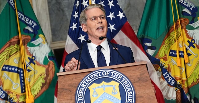 Il segretario americano al Tesoro Scott Bessent APN