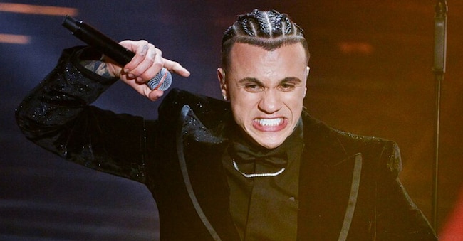 Samurai Jay: la sua «Ossessione», 17esima a Sanremo, è stato il brano più ascoltato in streaming della prima metà del 2026 (ANSA)