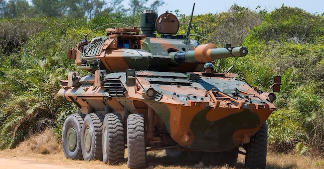 Un veicolo ruotato 8x8 Centauro II Foto: Leonardo