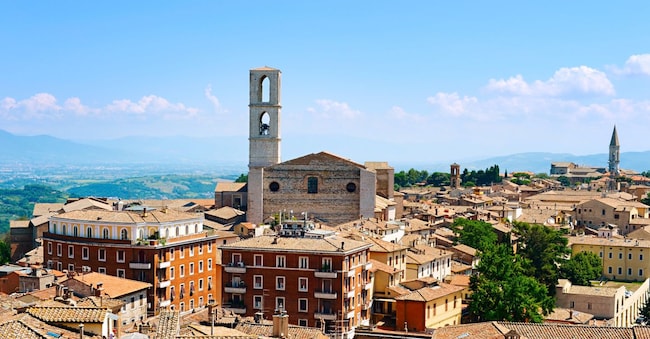 Perugia skyline