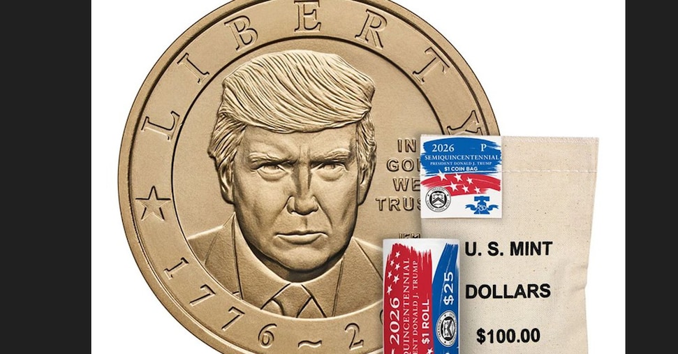 La Zecca Usa mette in vendita moneta da un dollaro con l’effigie di Trump