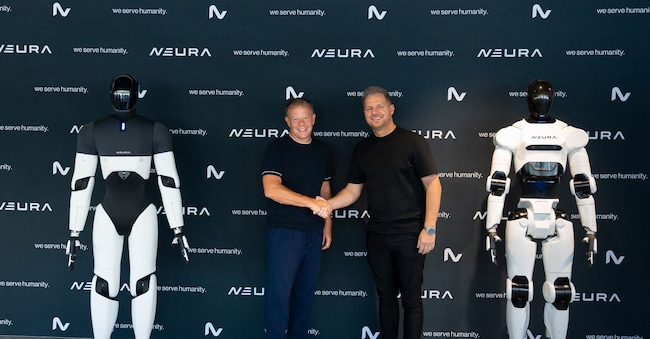 David Reger, Founder and ceo di Neura, insieme a Max Mauri, ceo di Seco