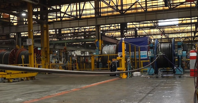 BEKAERT AZIENDA INDUSTRIA PRODUZIONE CAVO CAVI FILO FILI DI ACCIAIO PER RIVESTIMENTI RIVESTIMENTO STABILIMENTO FABBRICA IMAGOECONOMICA