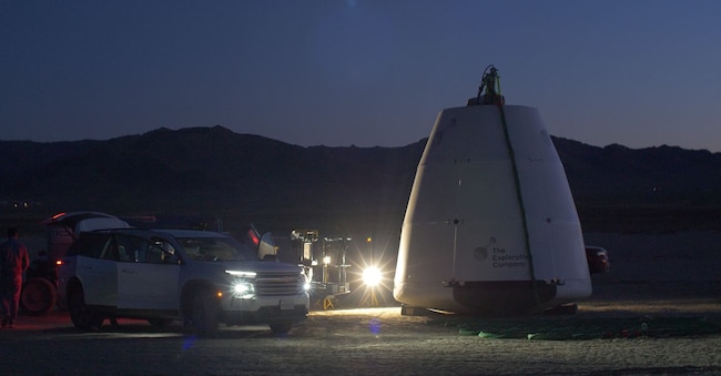 Un test della capsula Nyx Courtesy of TEC